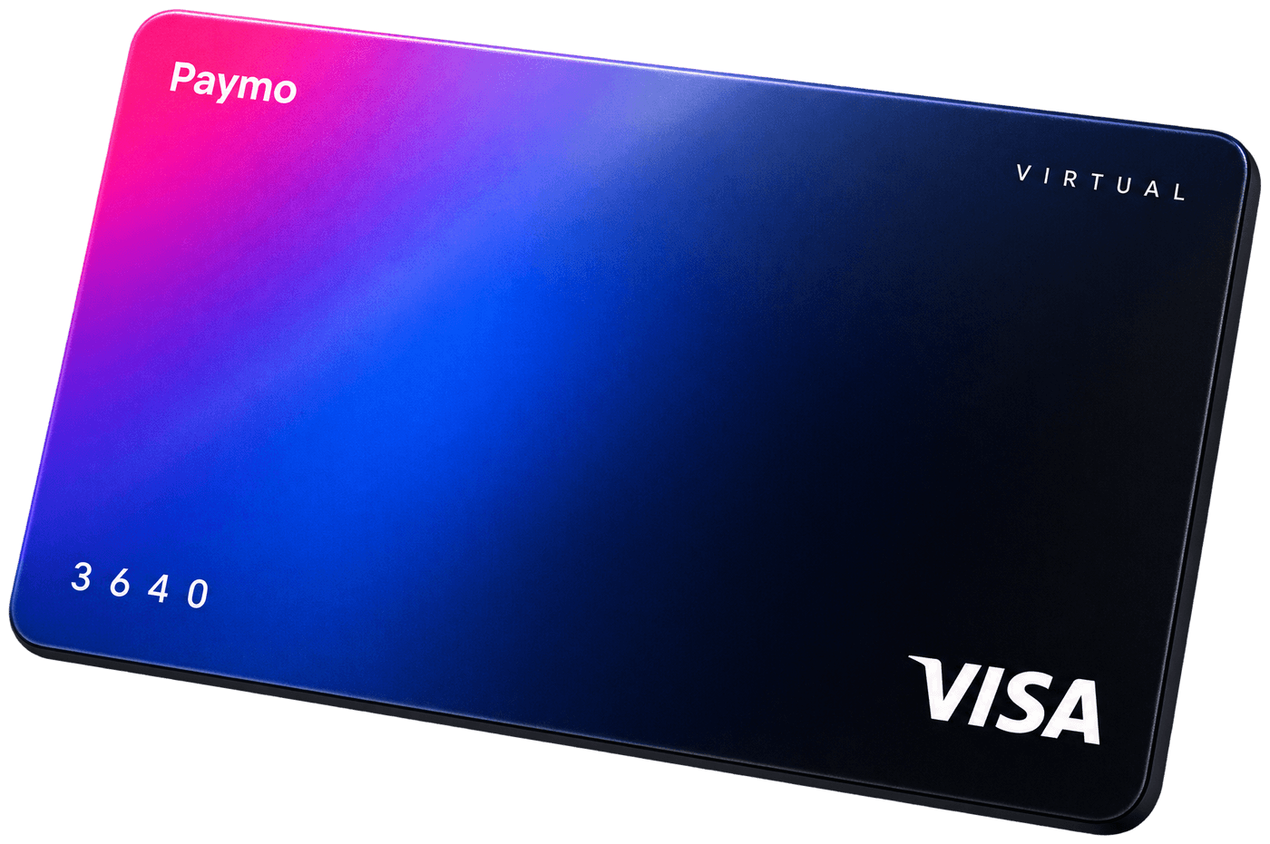 Paymo virtual Visa card